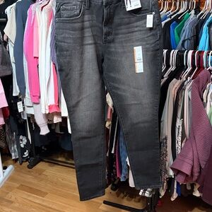 NWT Time and Tru Charcoal Gray Skinny Jeans Stretch Comfort